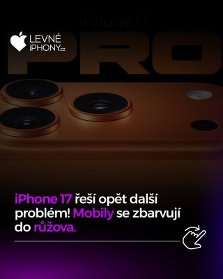 Apple řeší opět další problém - stále s iPhonem 17. Před pár dny uživatel Redditu sdílel neobyvklou věc, jeho mobil se mu...