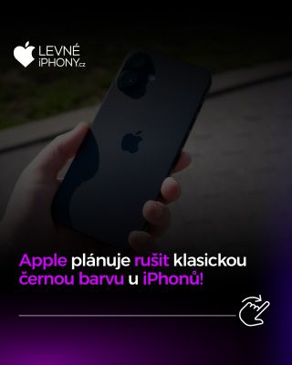Fuu, z Apple HQ se dostala na povrch zpráva, že nové modely iPhonů, které budou vycházet (18, 19 etc.) nebudou mít...