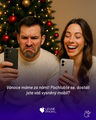 Je to tady! Vánoce máme úspěšne za námi. 😁👀 Pochlubte se, dostali jste pod stromek váš vysněný mobil? 🤔⤵️